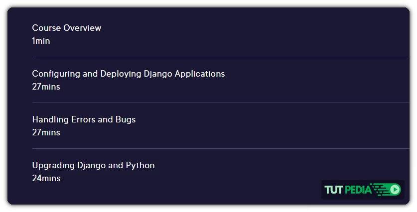 Django Deployment and Maintenance Course By Tom Compagno