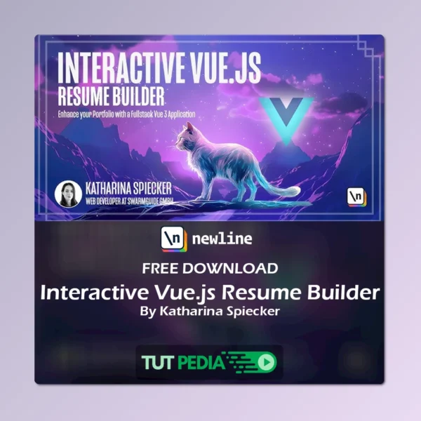 Interactive Vue.js Resume Builder Course By Katharina Spiecker