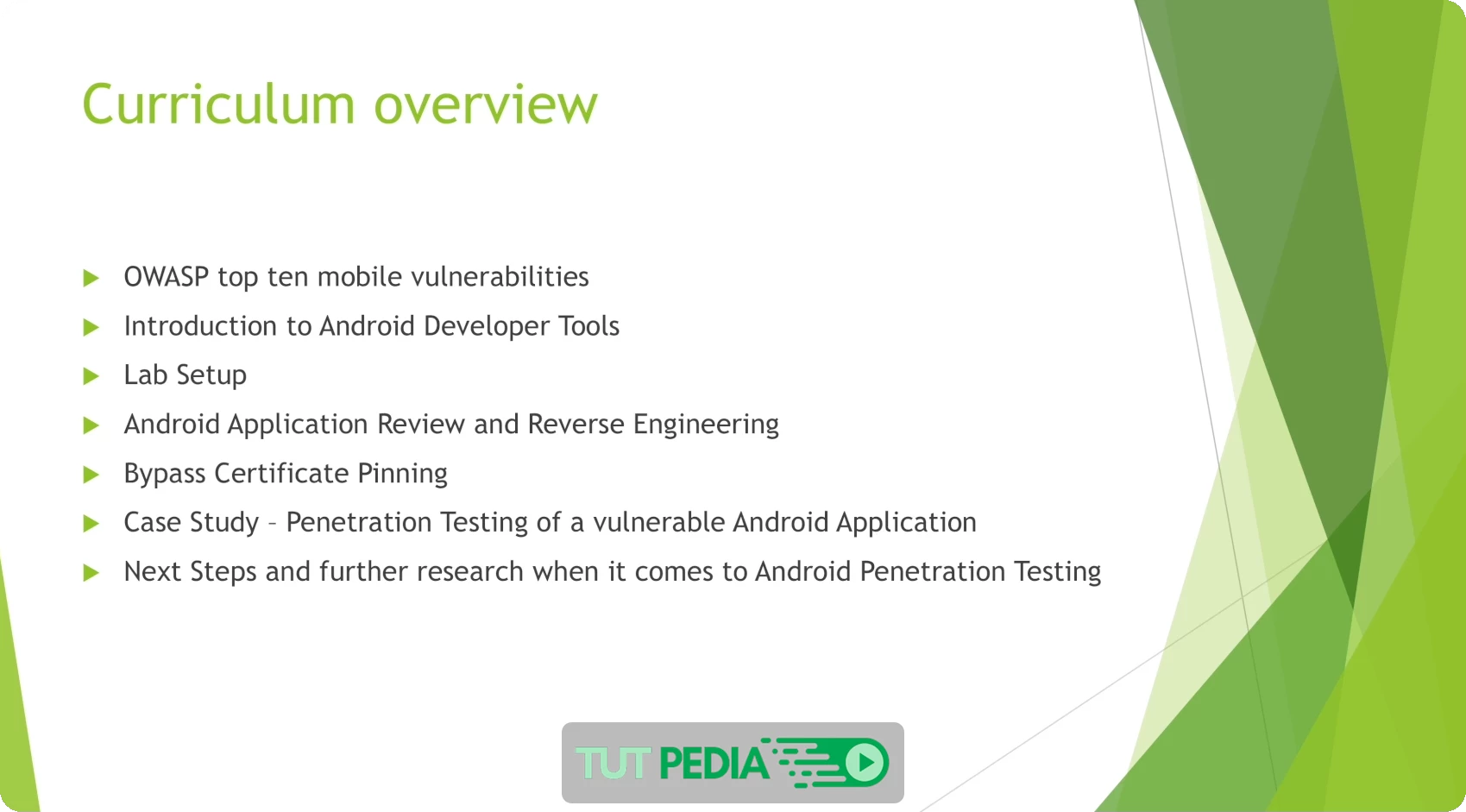 Mobile Penetration Testing of Android Applications Course