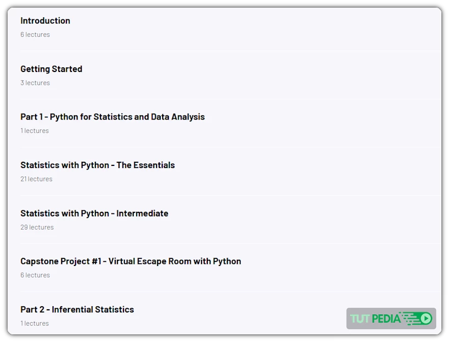 Statistics Bootcamp (with Python): Zero to Mastery Course By Diogo Resende