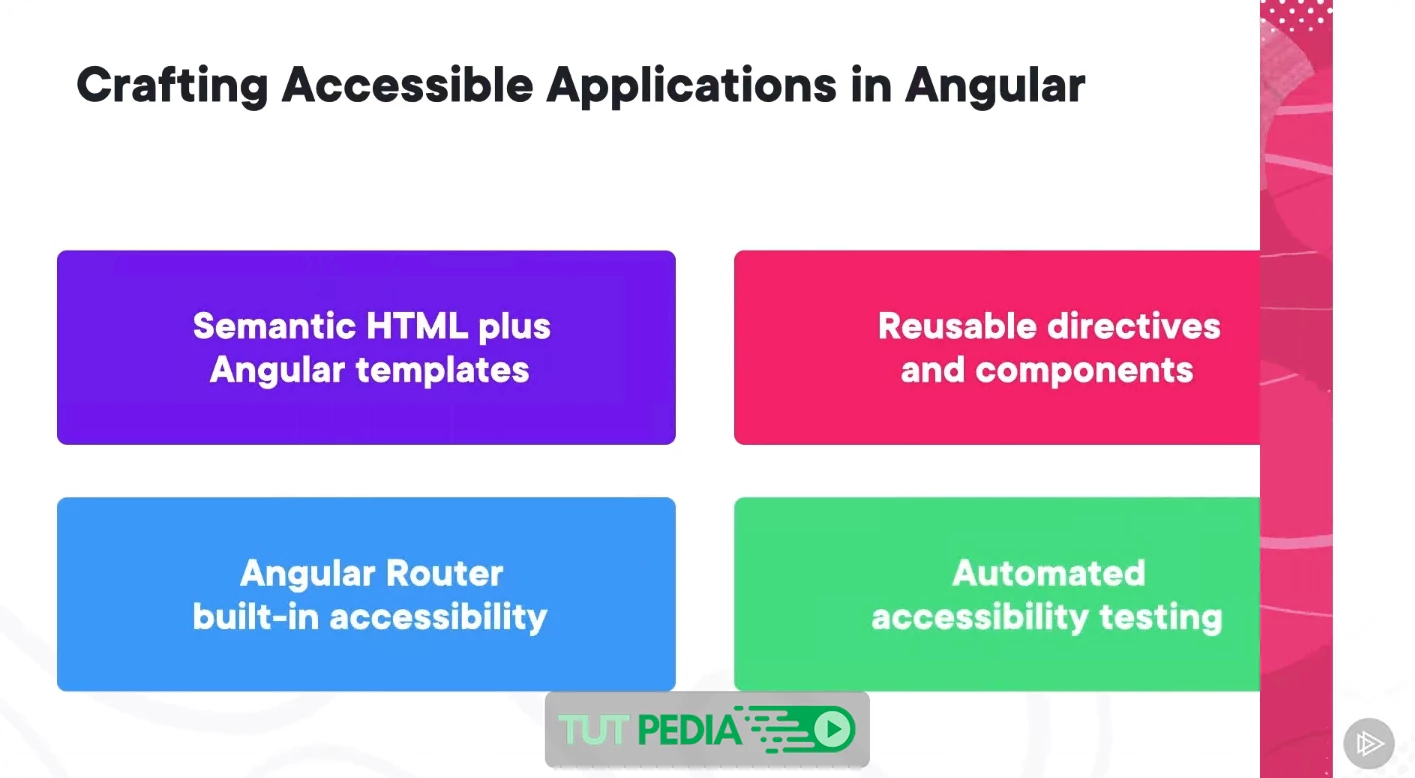 Accessibility in Angular Course By Lara Newsom