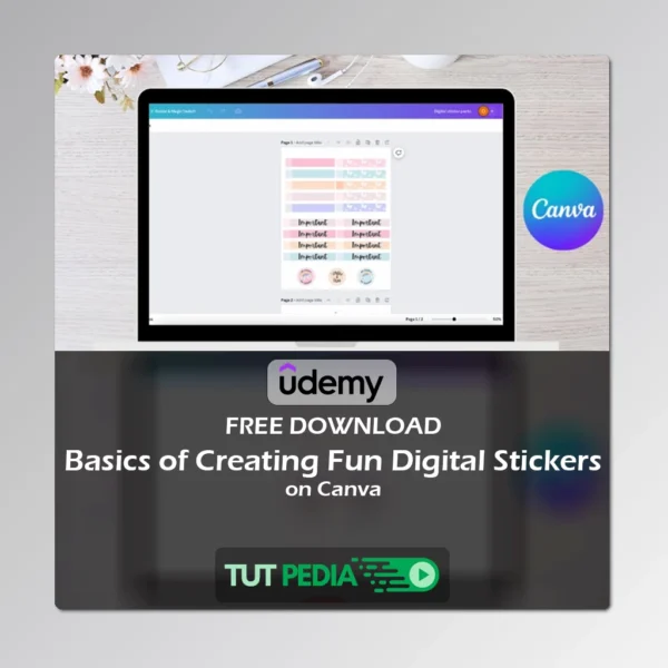 Basics of Creating Fun Digital Stickers on Canva Course