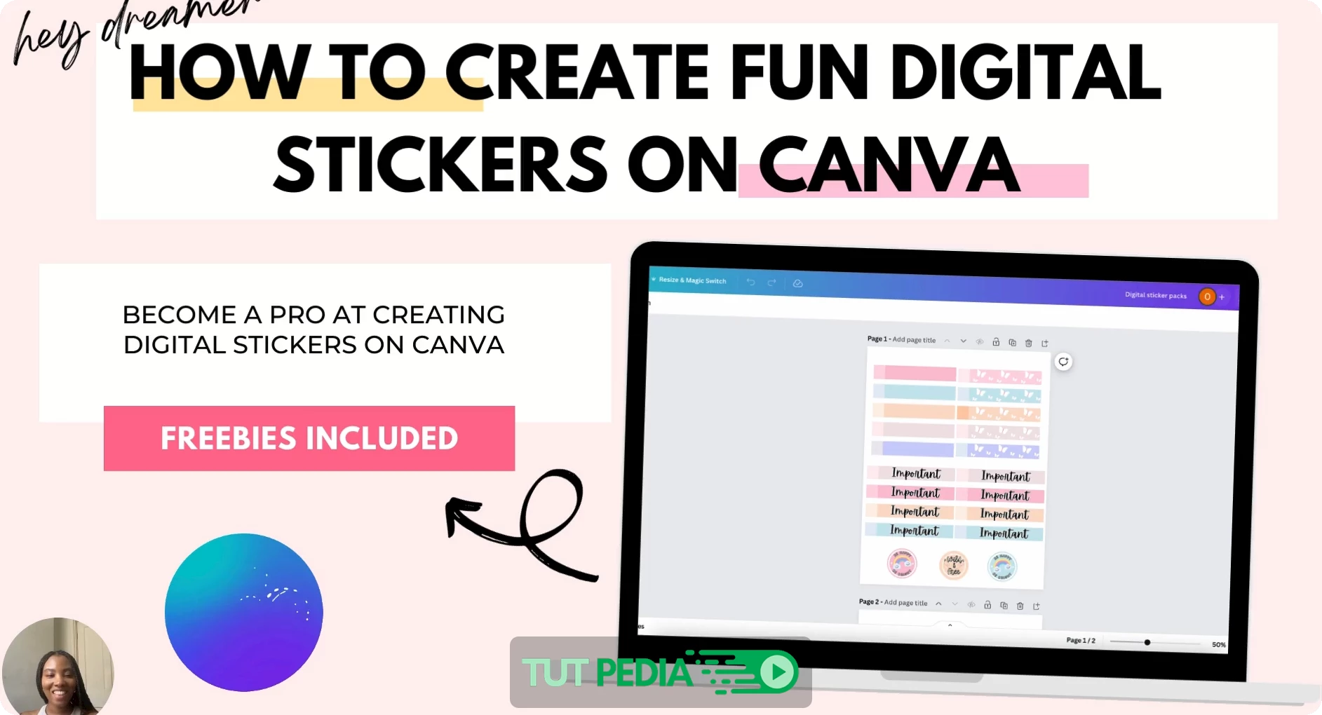 Basics of Creating Fun Digital Stickers on Canva Course