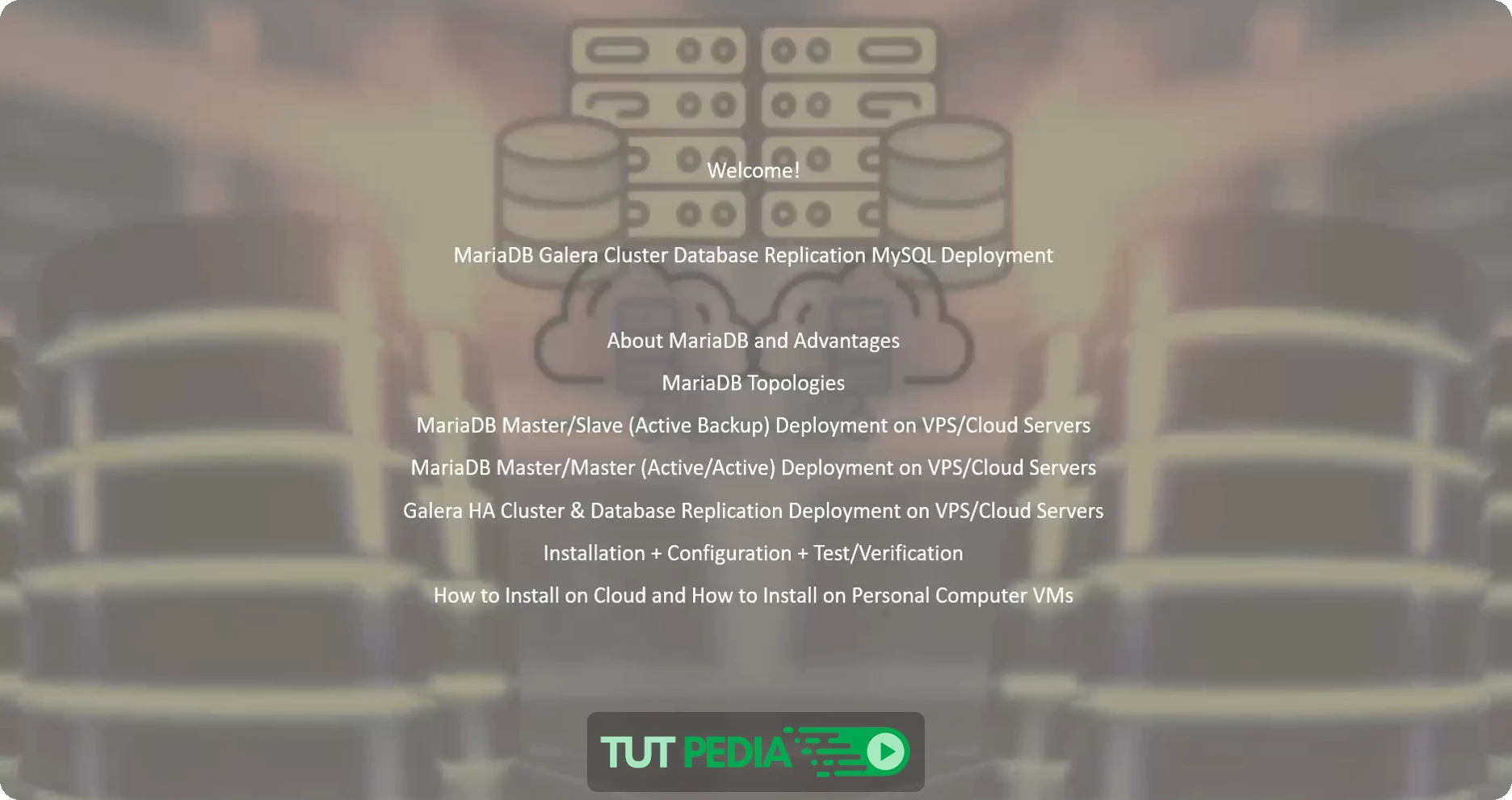 MariaDB Galera Cluster Database Replication MySQL Deployment Course