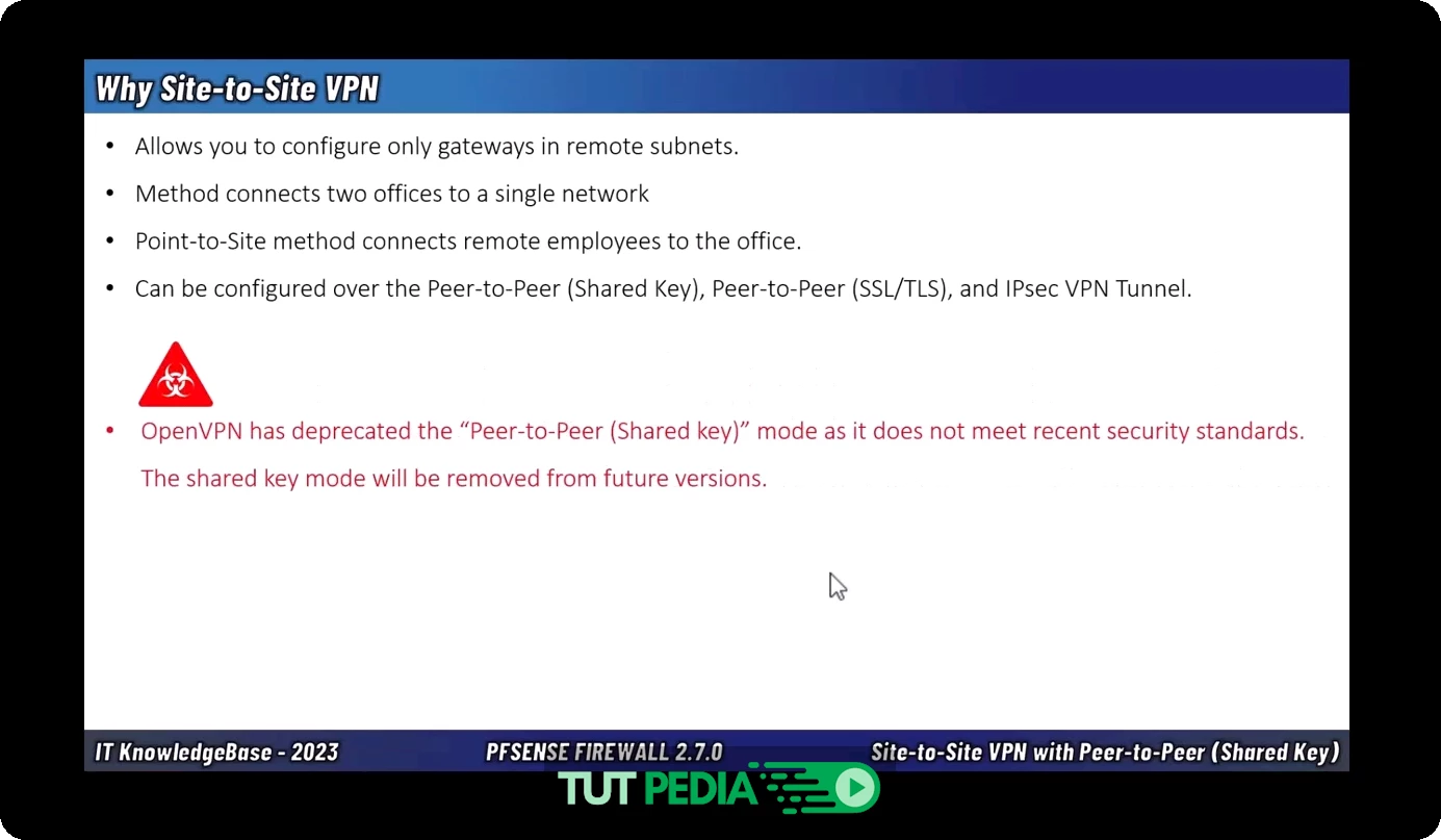 Mastering in pfSense VPN - IPSec, L2TP, OpenVPN, OSPF - 2025 Course