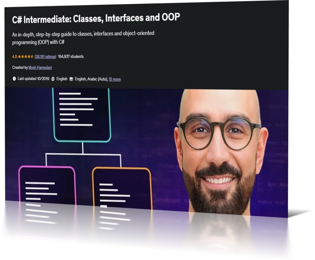 C# Intermediate: Classes, Interfaces and OOP by Mosh Hamedani