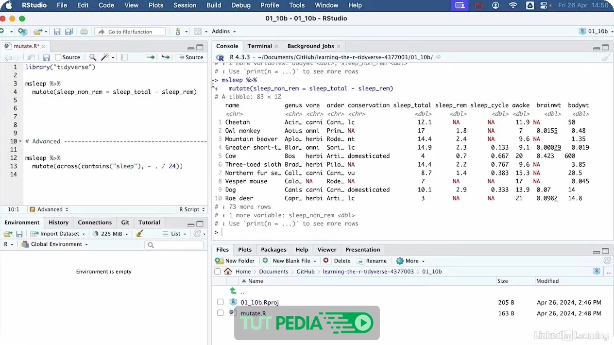 Learning the R Tidyverse Course With Charlie Joey Hadley